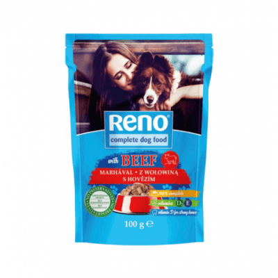 Reno POUCH DOG говеждо в сос 24х100гр