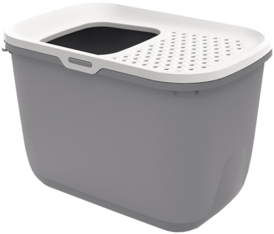 Savic Hop In - котешка тоалетна с вход отгоре - антрацит