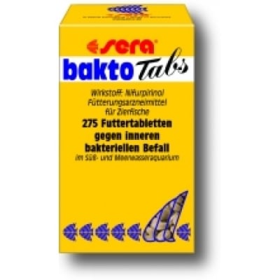 "Bakto Tabs" - лекарство-храна за вътрешно приемане от рибки