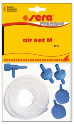 Сera air set S incl. 2 m hose - Комплект за подаване на въздух малък, 2м, камъче, шлаух, разклонител