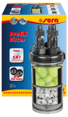 Sera, Prefix, предфилтър без мотор, с две филтърни кошници, 1.6 l