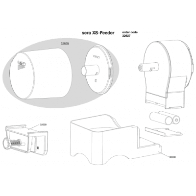 sera XS-Feeder container - резервен контейнер