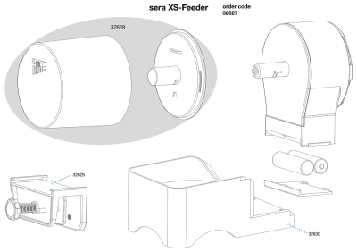 sera XS-Feeder Pedestal - резервна подставка