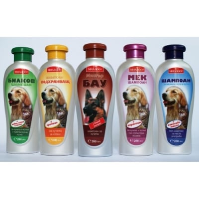 Шампоан за кучета и котки - различни видове, 200 мл.