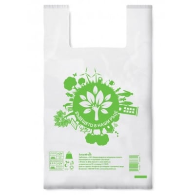 SmartPack Еко пликове за насипни храни 340х500 мм, 700 бр, прозрачни с връзки