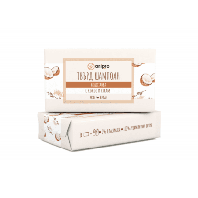 anipro Подхранващ Твърд шампоан с кокос и сусам 60 г