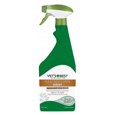 Vet's Best Flea, Tick and Mite Spray спрей за куче срещу бълхи и кърлежи, 500 мл