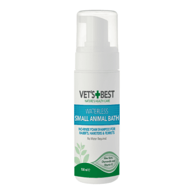 Vet's Best Waterless Small Animal Bath шампоан-пяна за дребни животни без отмиване, 150 мл