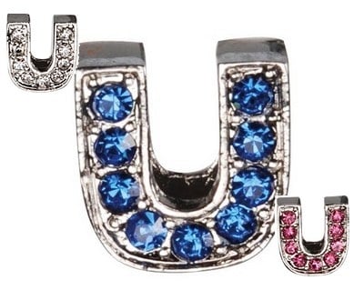 Декоративна буква за поводи и нашийници - от A до Z