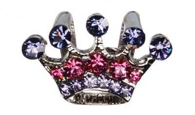 Декоративна форма с брилянти-корона за поводи и нашийници - 2/0,5см