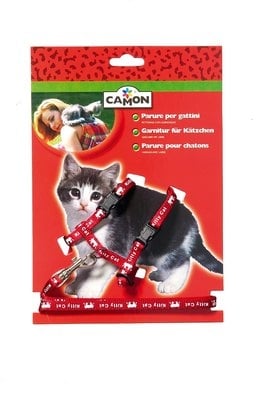 "Camon" - Комплект за котка повод + нагръдник