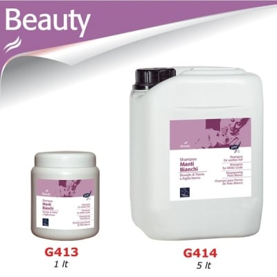 Професионален шампоан за бяла козина