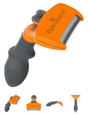 "FURminator M" - Тример за кучета от средните породи с къса козина