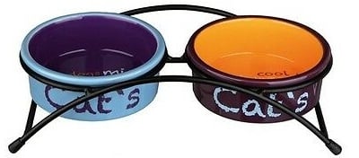 2 керамични купи с поставка.