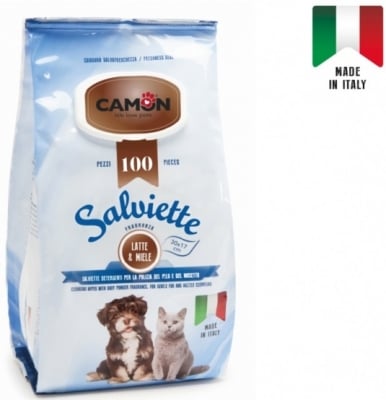 Кърпички за почистване с аромат на мед и мляко