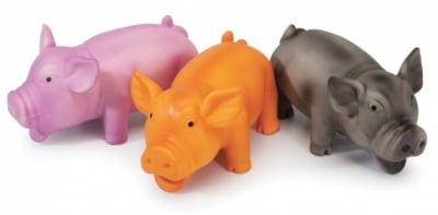 Играчка за куче латексови прасенца - 15см