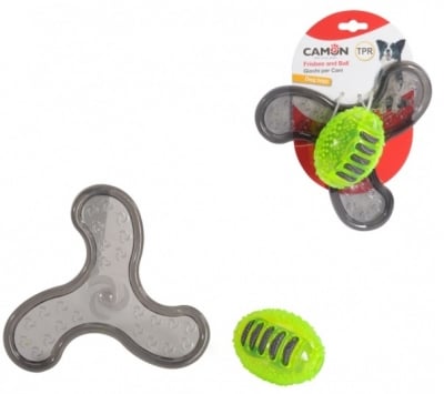 Играчка за куче Бумеранг и футболна топка