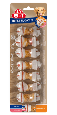 8in1 TRIPLE FLAVOUR XS - кокали блистер MIX