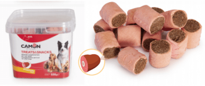 Лакомства за куче под формата на бисквитка с вкус на прошуто