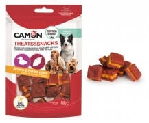 Кубчета с пилешко месо и сладък картоф