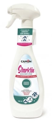 Почистващ спрей за домашно и промишлено почистване на оборудване, работни плотове и др Camon Starklin Sanitizer Spray, горски аромат, без отмиване, 750мл