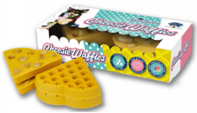 Допълваща храна за кучета във формата на гофрета.