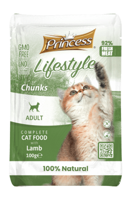 LIFESTYLE POUCHES - Хапки с агнешко месо за котки. 22+2 Стек!