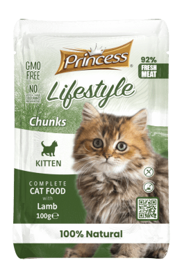 LIFESTYLE POUCHES KITTEN - Агнешки хапки за котенца. 22+2 Стек!