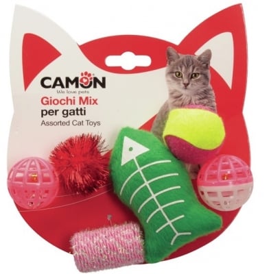 Микс комплек играчки за котка 6бр.