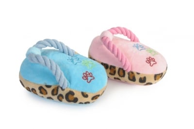 Играчка за куче - плюшени джапанки 16см.