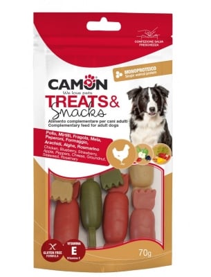 Допълваща храна за кучета микс от бонбони.