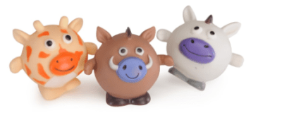 Играчки  за кучета животинки 10см.