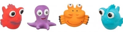 Играчка за кучета - морски животни, различни видове, 9 - 12 см.