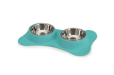 Комплект постелки във формата на кост със стоманени купи