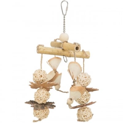 Естествена играчка от бамбук, ратан и дърво 31см.