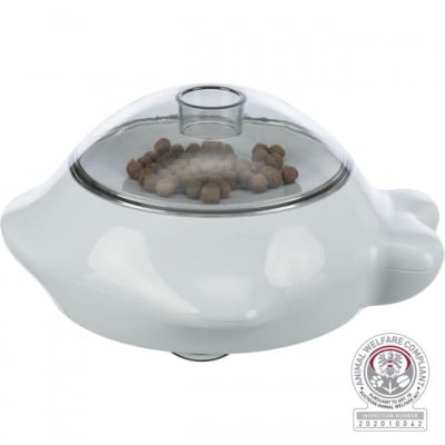 Интерактивна играчка за домашни любимци с място за лакомства.