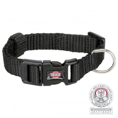 Нашийник за домашен любимец, черен цвят, размери - 15–25 cm/10мм.