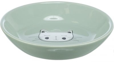 Кръгла купа за хранене от керамика за котки