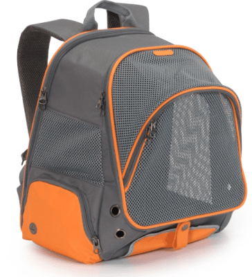 Двуцветна раница за кучета.  