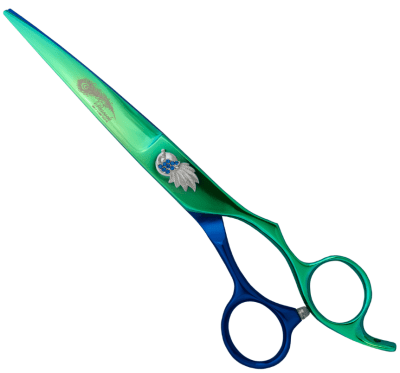 Peacock 7" извита ножица за подстригване