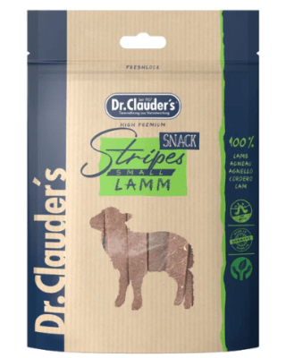 Допълваща храна за кучета и котки - ленти с агнешко месо - 80гр.