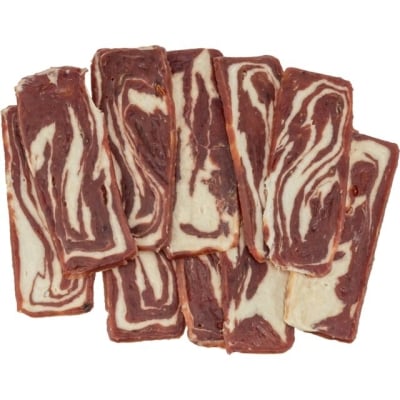 Bullduck PRIZE, насипно състояние със сурова кожа и патица - 9см