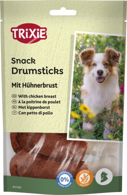 Допълваща храна за кучета от всички породи - бутчета с пилешко месо, 5 броя/95гр