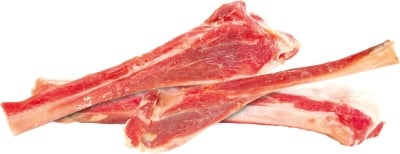 Допълваща храна от свинско месо за малки кучета, склонни към хранителни алергии - Фибулни кости, 3 бр./120 гр.