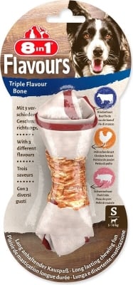 Лакомства за Куче Кожен Кокал с три вида месо. S 