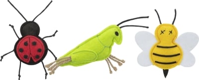 Играчка за котка - насекоми