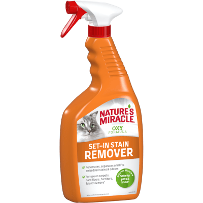 Препарат за премахване на петна и миризми Nature's Miracle SET-IN OXY SO REM CAT, 709 мл
