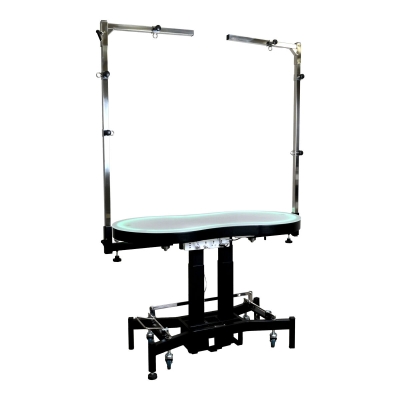 Groom-X Tournament Plus Електрическа маса с осветление 120 x 61 см (черна)