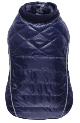PADDED JACKET DOG BLUE - Подплатено яке за куче, 40 см.