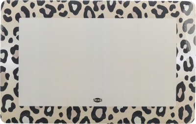 Противоплъзгаща пластмасова подложка за хранене на домашни любимци с размери, 44/28 см.